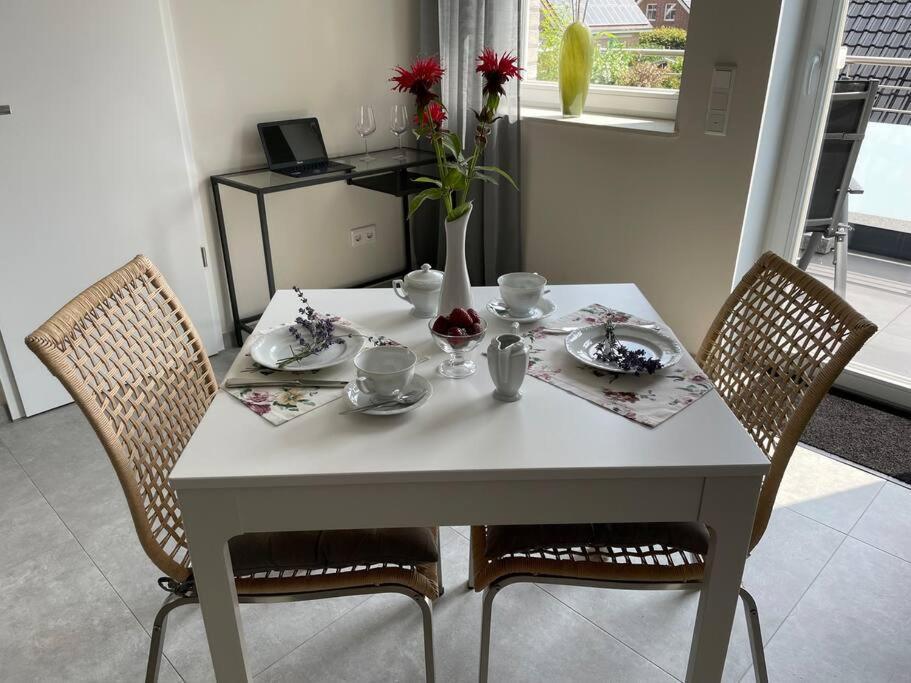 Studio - Apartment Steinmetz Mit Balkon Reken Dış mekan fotoğraf